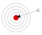 Bullseye icon - transparent background